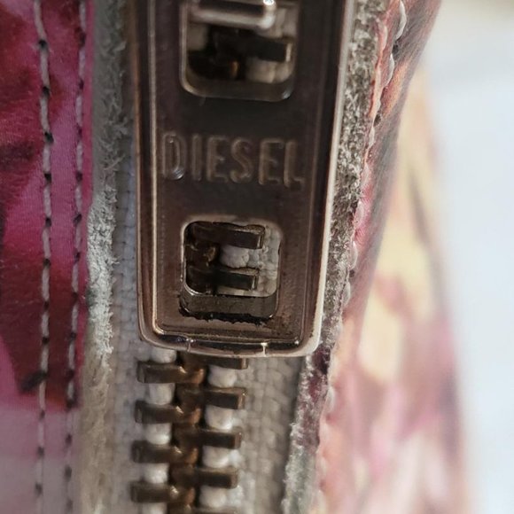 Diesel Floral Abstract Bootie With Peek Open Toe EU 37 / US 6 - Picture 3 of 12